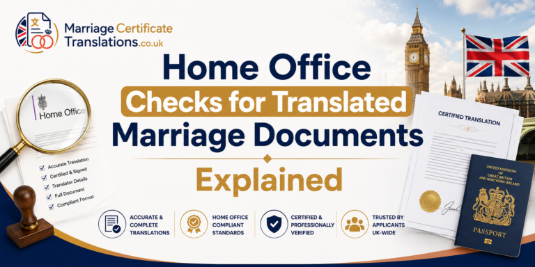 How Home Office Checks Translated Marriage Document Registrations