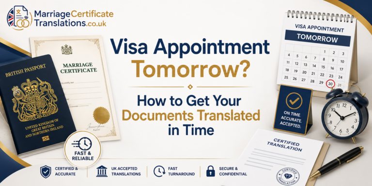 Visa Appointment in 24 Hours and Your Documents Aren’t Translated? Here’s What’s Actually Possible